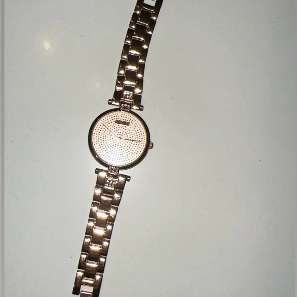 Studio Rose Gold Watch with Crystal Details